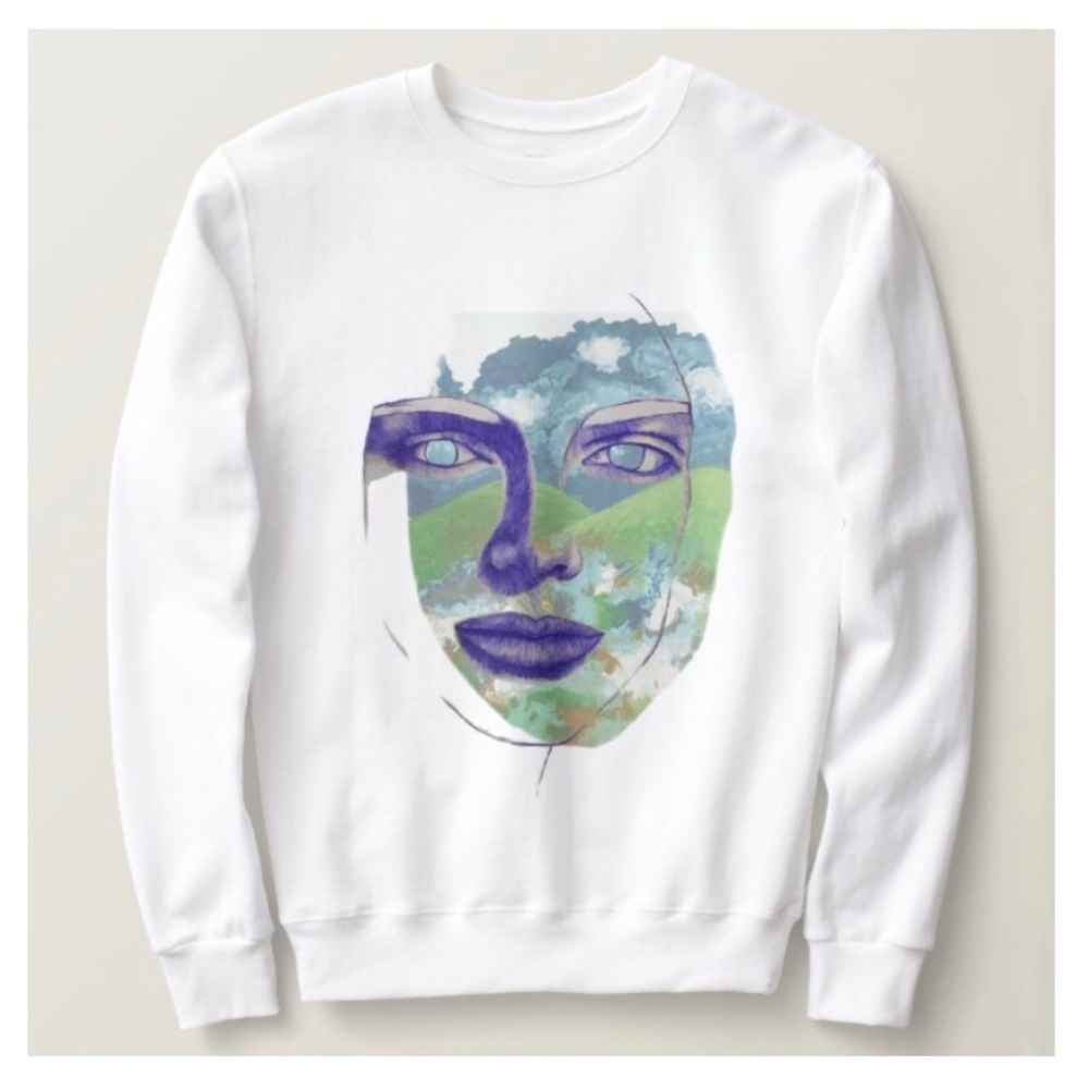 Crewneck Sweatshirt with Artwork